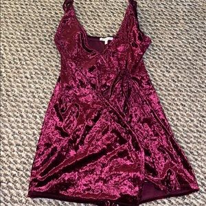 Red velvet romper